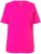 Ulla Popken Essential Round Neck Stretch Tee Magenta Pink - Majice - 