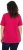 Ulla Popken Essential Round Neck Stretch Tee Dark Raspberry - Majice - 