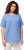 Ulla Popken Essential Round Neck Stretch Tee Cloud Blue - Majice - 