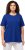 Ulla Popken Essential Round Neck Stretch Tee Cobalt Blue - Majice - 