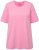 Ulla Popken Essential Round Neck Stretch Tee Light Pink - Majice - 
