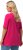 Ulla Popken Essential Round Neck Stretch Tee Fuchsia Pink - Majice - 