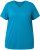 Ulla Popken Functional Antibacterial Finish V-Neck Short Sleeve Knit Top Opal Green - Majice - 