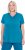 Ulla Popken Functional Antibacterial Finish V-Neck Short Sleeve Knit Top Opal Green - Majice - 