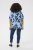 Kaffe Curve Aliana Tunic Blue Flower Animal - Tunike - 