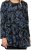 Scandinavian Caramel Swirls Tunic Blue - Natisnjene majice za ženske - 