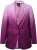 Ulla Popken Blazer Z Barvnim Prehodom Jagodičasta - Blazer - 