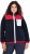 Ulla Popken Color Block Teddy Fleece Jacket Navy - Puloverji & jopice - 