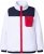 Ulla Popken Color Block Teddy Fleece Jacket Snow White - Puloverji & jopice - 