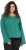 Ulla Popken Rolled Edge Long Sleeve Sweatshirt Emerald Green - Puloverji & jopice - 