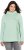 Ulla Popken Ribbon Detail Turtleneck Sweatshirt Mint Green - Puloverji & jopice - 