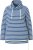 Ulla Popken Striped Turtleneck Neon Detail Sweatshirt Indigo Denim - Puloverji & jopice - 