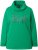 Ulla Popken HELLO Classic Fit Stand-Up Collar Sweatshirt Emerald Green - Puloverji & jopice - 