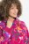 Ulla Popken Ribbon Print Turtleneck Sweatshirt Cherry Red - Puloverji & jopice - Udobni puloverji in pletenine