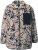 Ulla Popken Marble Print Teddy Fleece Jacket Dark Putty - Puloverji & jopice - 