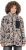 Ulla Popken Marble Print Teddy Fleece Jacket Dark Putty - Puloverji & jopice - 