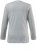 Ulla Popken Basic Round Neck Long Sleeve Slim Fit Cotton Tee Light Grey Melange - Majice - 