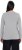 Ulla Popken Basic Round Neck Long Sleeve Slim Fit Cotton Tee Light Grey Melange - Majice - 
