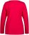 Ulla Popken Basic Round Neck Long Sleeve Slim Fit Cotton Tee Red - Majice - 