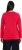 Ulla Popken Basic Round Neck Long Sleeve Slim Fit Cotton Tee Red - Majice - 