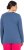 Ulla Popken Basic Round Neck Long Sleeve Slim Fit Cotton Tee Ink Blue - Majice - 