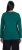Ulla Popken Basic Round Neck Long Sleeve Slim Fit Cotton Tee Teal Green - Majice - 