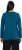 Ulla Popken Basic Round Neck Long Sleeve Slim Fit Cotton Tee Cerulean - Majice - 