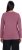 Ulla Popken Basic Round Neck Long Sleeve Slim Fit Cotton Tee Dark Rose - Majice - 