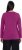 Ulla Popken Basic Round Neck Long Sleeve Slim Fit Cotton Tee Berry - Majice - 