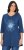 Ulla Popken Dandelion Short Sleeve Graphic Tee Ink Blue - Natisnjene majice za ženske - 