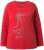 Ulla Popken Holiday Long Sleeve Graphic Tee Salsa Red - Natisnjene majice za ženske - 