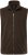 JP1880 Fleece Vest Stand-up Collar Brown - Jakne - Moške bunde za Močnejše Postave