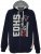 EDDY HILLS EDHS Hoodie Navy - Puloverji & jopice - Moški Puloverji & Jopice za Močnejše Postave