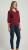 Nora Mikken GELINA Sweater Burgundy - OBLAČILA ZA ŽENSKE XS-XXL - 