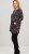 Scandinavian Caramel Flower Petals Tunic Copper and Blue - Natisnjene majice za ženske - 