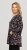 Scandinavian Caramel Flower Petals Tunic Copper and Blue - Natisnjene majice za ženske - 