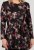 Scandinavian Caramel Flowers Tunic Red and Pink - Natisnjene majice za ženske - 
