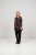 Scandinavian Caramel Flowers Tunic Red and Pink - Natisnjene majice za ženske - 
