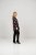 Scandinavian Caramel Flowers Tunic Red and Pink - Natisnjene majice za ženske - 