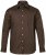 JP1880 Shirt Business Long Sleeve Brown - Srajce - Moške srajce za Močnejše Postave