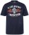 JP1880 T-Shirt Short Sleeve Chest Print Navy - Kratke Majice - Moške kratke majice za močnejše postave