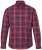 JP1880 Checked Shirt Long Sleeve Red - Srajce - Moške srajce za Močnejše Postave