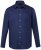 JP1880 Shirt Business Long Sleeve Navy - Srajce - Moške srajce za Močnejše Postave