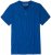 Adamo Silas Regular fit Serafino T-shirt Royal Blue - Kratke Majice - Moške kratke majice za močnejše postave