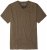 Adamo Silas Regular fit Serafino T-shirt Khaki - Kratke Majice - Moške kratke majice za močnejše postave