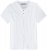 Adamo Silas Regular fit Serafino T-shirt White - Kratke Majice - Moške kratke majice za močnejše postave
