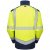 Leo Bowden Ecoviz Softshell Jacket Hi-Vis Yellow/Navy Print - Delovne obleke - Delovne Obleke Močnejše postave