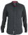 D555 Taylor Long Sleeve Shirt Charcoal - Srajce - Moške srajce za Močnejše Postave