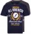 Kam Jeans 5329 Twin pack T-shirt Charcoal/Navy - Kratke Majice - Moške kratke majice za močnejše postave