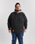 Motley Denim Copenhagen Hoodie Charcoal - Puloverji & jopice - Moški Puloverji & Jopice za Močnejše Postave